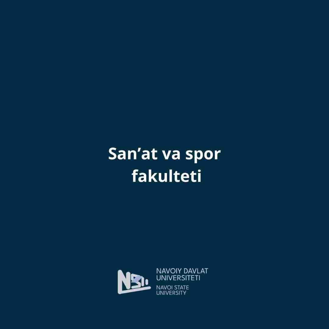 San'at va Sport fakulteti