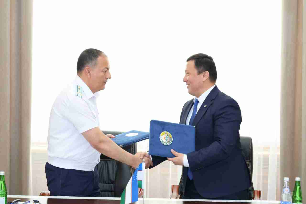 Huquqni muhofaza qiluvch organlar bilan o‘zaro hamkorlikni kuchaytirish yuzasidan memorandum imzolandi