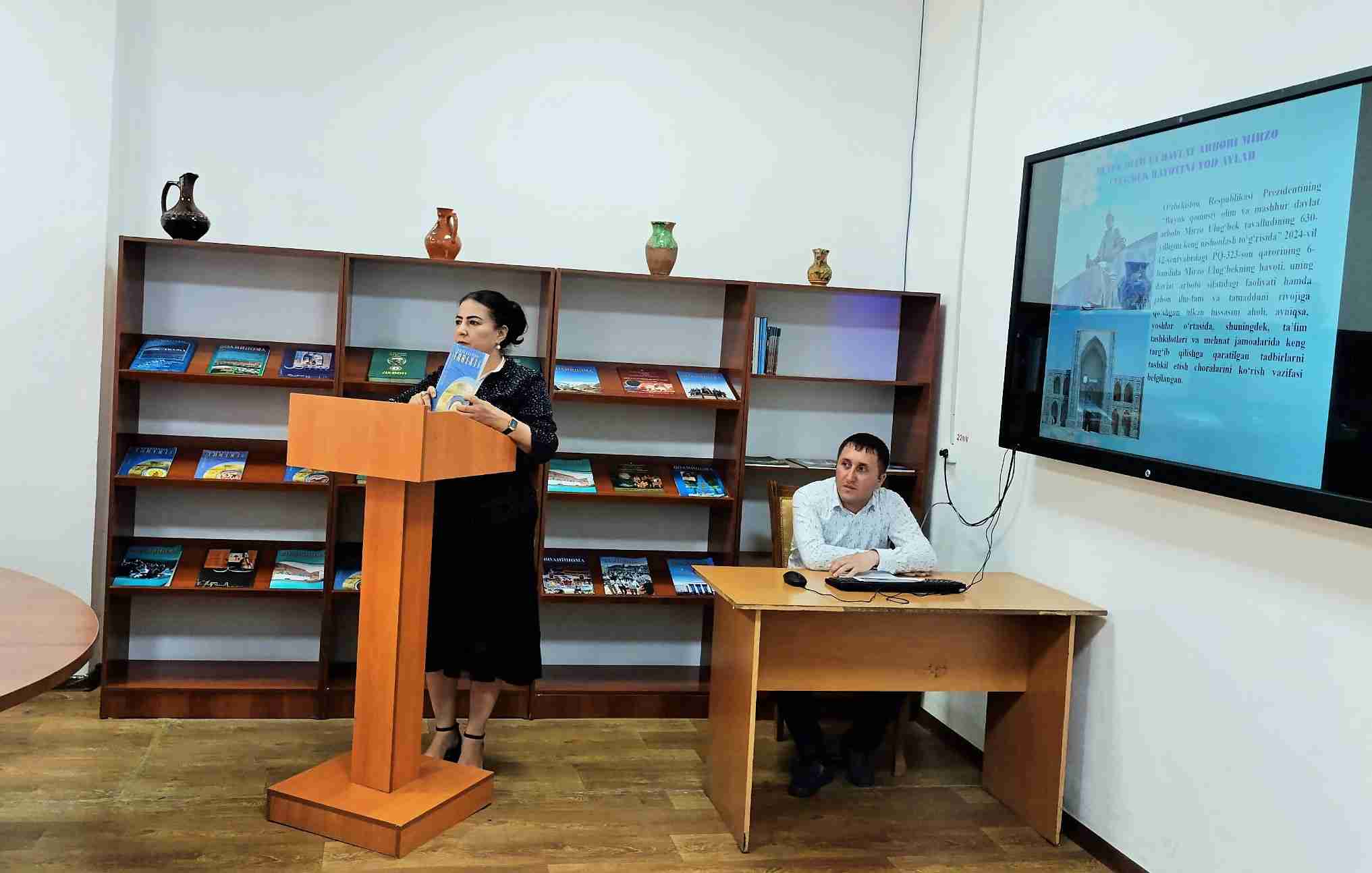 Mirzo Ulug'bek hayotini yod aylab davra suhbati 